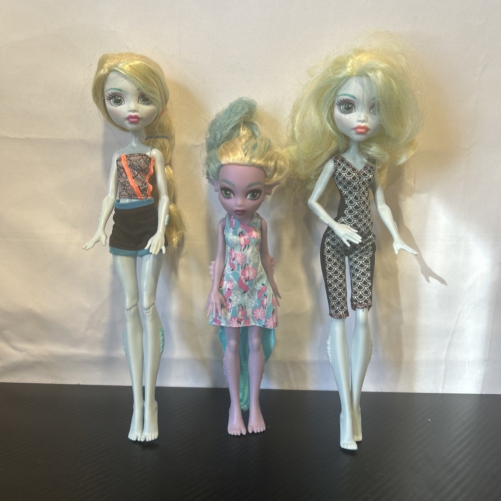 Monster High Doll‎ Family Lagoona Blue & Little Sister Kelpie Blue. 2016